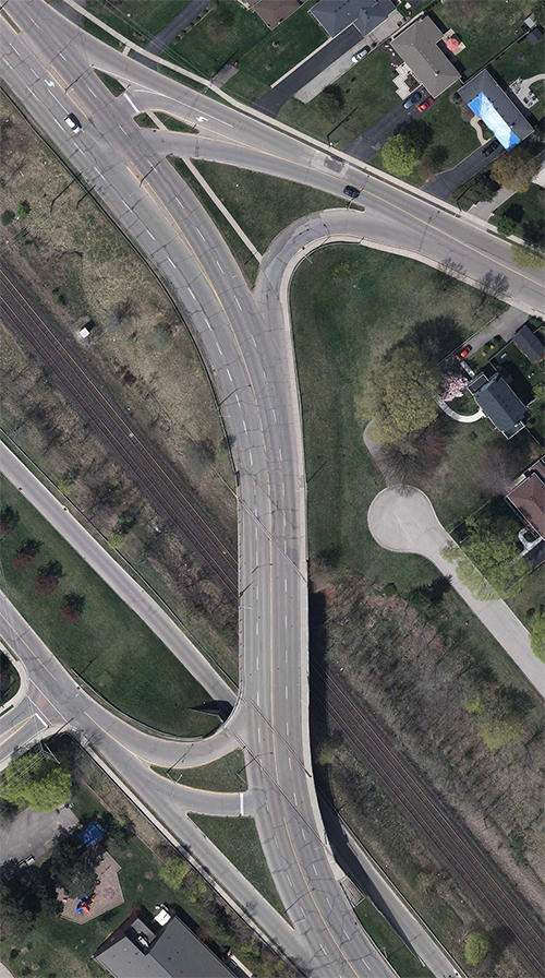 Aerial of project area in 2017 Aerial of project area in 2017