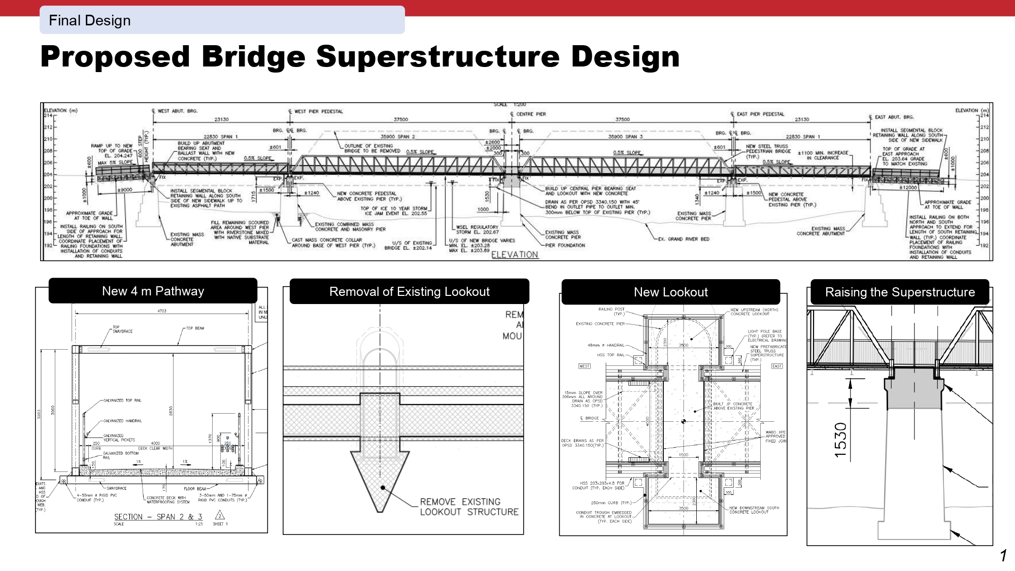 Proposed Bridge Superstructure Design Proposed Bridge Superstructure Design
